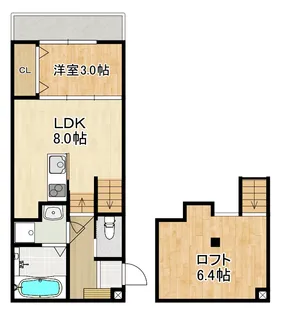 MODERN PALAZZO 諫早Kai【2階】の間取り