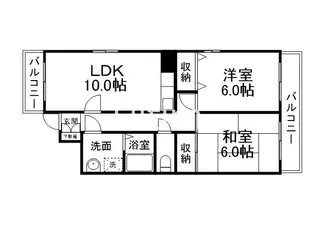 カーネルヒル【2階】の間取り