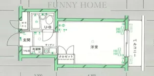 日神パレス赤堤【5階】の間取り