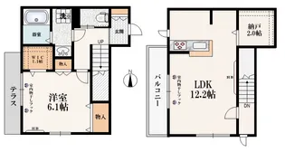 メゾン トレフル【2階】の間取り
