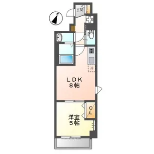 TKM【3階】の間取り