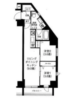 東京都台東区浅草7【マンション】の間取り