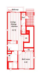 アルル保土ヶ谷【1階】の間取り
