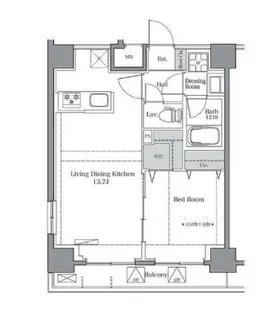 BluRock東品川【3階】の間取り