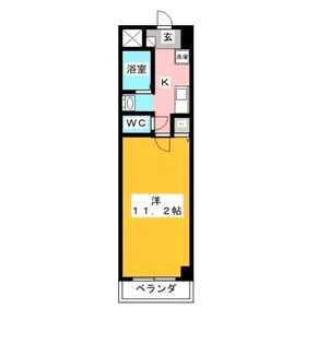 アーバンシティ西桜木【1階】の間取り