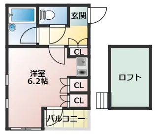 オリバーハウスI【2階】の間取り
