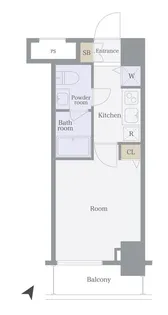 スカイコート都立大学第3【4階】の間取り
