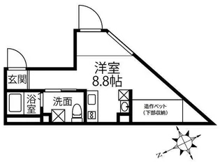 Elysion門前仲町【1階】の間取り