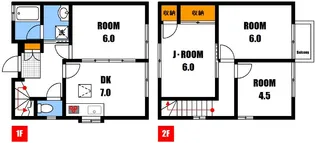 広島県広島市安佐南区緑井3【一戸建】の間取り