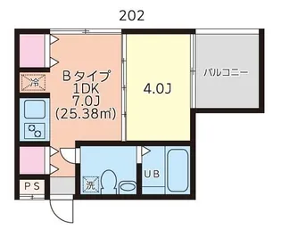 東京都新宿区中井2【マンション】の間取り
