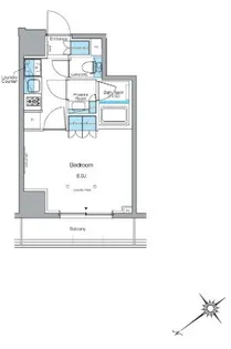 ルフォンプログレ上野公園【4階】の間取り