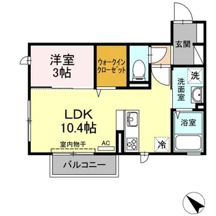 アベニーレ I【2階】の間取り