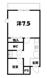 アブレスト四条大宮【3階】の間取り