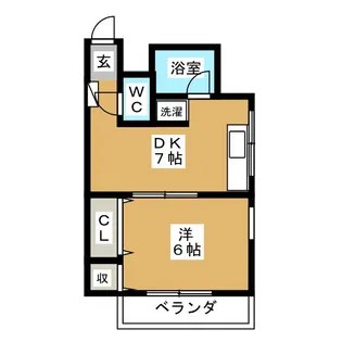 東京都大田区蒲田4【マンション】の間取り