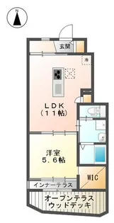 東京都多摩市一ノ宮1【アパート】の間取り