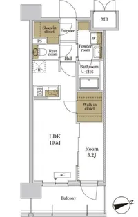 RJRプレシア川口【5階】の間取り