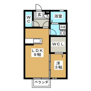 プレジール【2階】の間取り