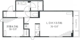 東京都中野区本町4【マンション】の間取り