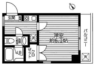 ベルザ平和島【7階】の間取り