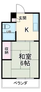 コーポ高津【3階】の間取り