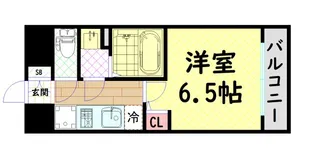 City Lux Namba South【15階】の間取り