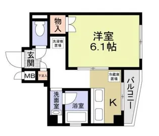 東京都杉並区上高井戸1【マンション】の間取り