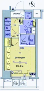 ブライズ東京キャナル【7階】の間取り