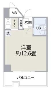 コスモ横浜シティスクエア【2階】の間取り