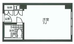 六本木ユニハウス【4階】の間取り