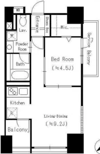 コモド鶴見アネックス【7階】の間取り