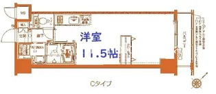 フェニックス新横濱クアトロ【8階】の間取り