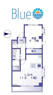 Ciel blue【3階】の間取り