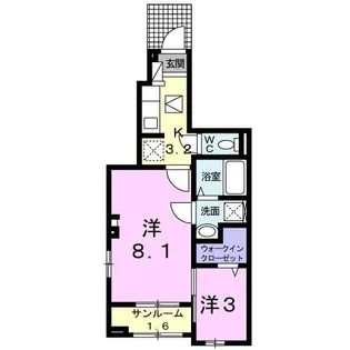 ファシール I【1階】の間取り