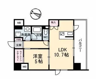 リラクオーレアクラス【4階】の間取り