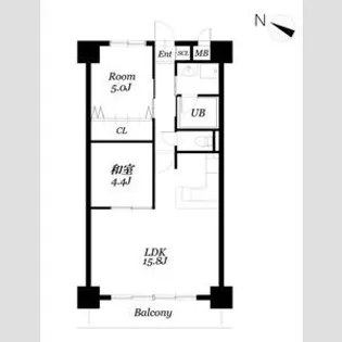 ROSETOWER元今泉【6階】の間取り