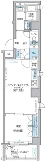BAUHINIA AKASAKA【6階】の間取り