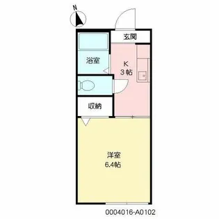 ラ・ビアンコ【1階】の間取り