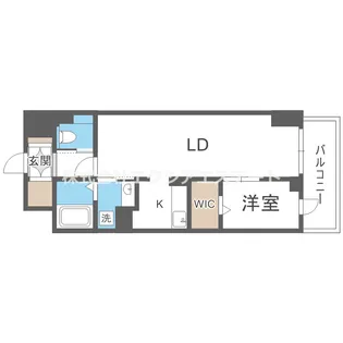 LaSante梅田北【6階】の間取り