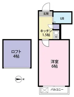 ペアシティ品川【2階】の間取り