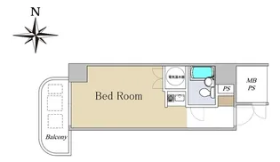 ラフィネお茶の水【11階】の間取り
