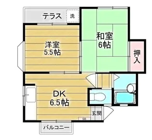 ソフィアコート【1階】の間取り