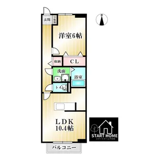 サンリット・24【2階】の間取り