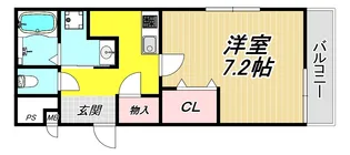 フジパレス塚口I番館【3階】の間取り