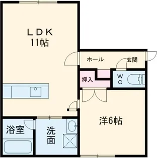 レジュールV【1階】の間取り