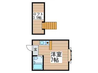 エルティオ新松戸【2階】の間取り