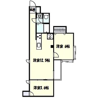 津田山ヒルテラス【1階】の間取り