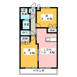 ルアール【2階】の間取り