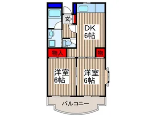 小手指ヒルズ【1階】の間取り