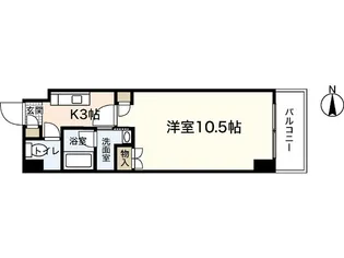 エイトバレー鈴が台【3階】の間取り