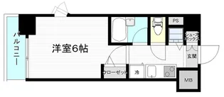 メナージュ・クレール【8階】の間取り
